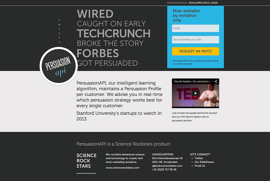 PersuasionAPI