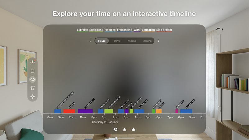 Screenshot of Timelines Time Tracking