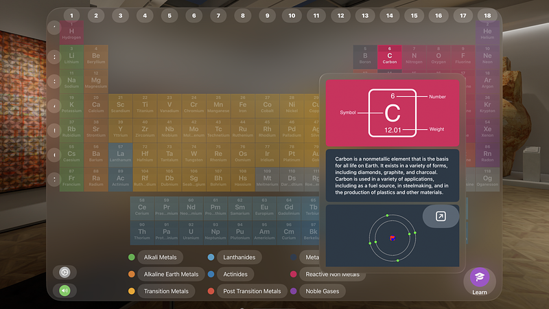 Screenshot of Atomdash – Periodic Table