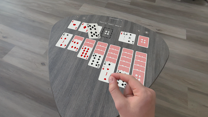 Screenshot of Spatial Solitaire - Card Game