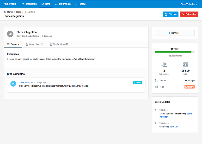Requested.io