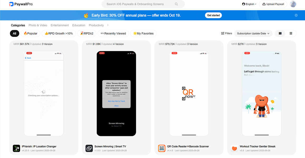 PaywallPro: Subscription Intelligence & 46,000+ iOS Paywall | BetaList
