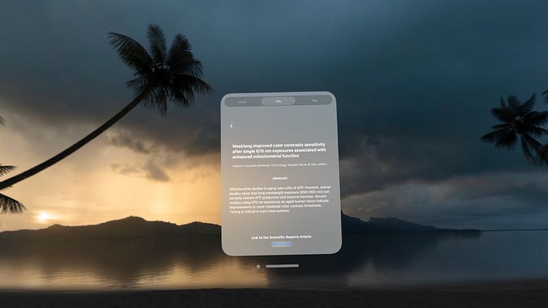 Screenshot of Red Light For Your Eyes