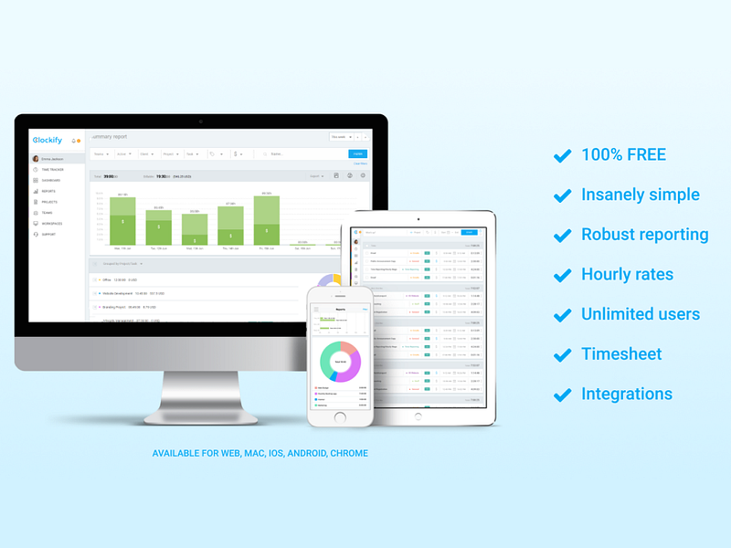Clockify for Mac
