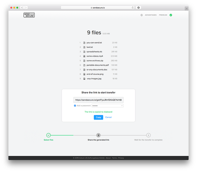 Sendsecure.io