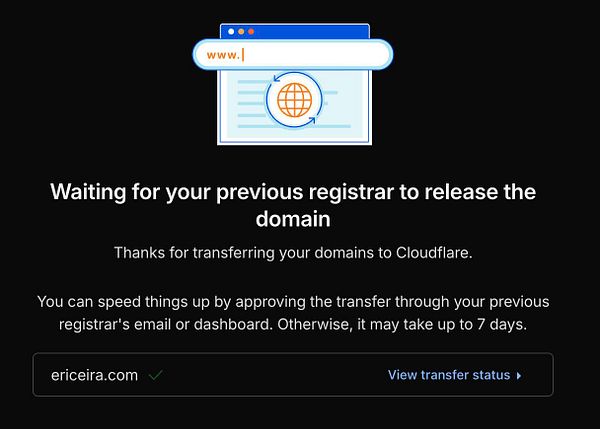 Screenshot of a Cloudflare DNS management interface showing DNS records of ericeira.com.