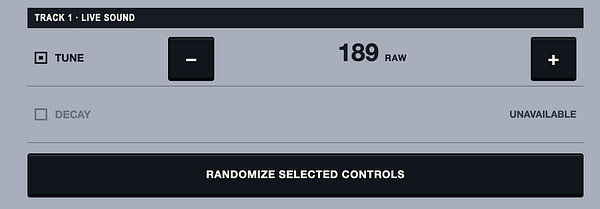 Screenshot of an audio player interface showing adjustable playback parameters and a live effect parameter control panel.