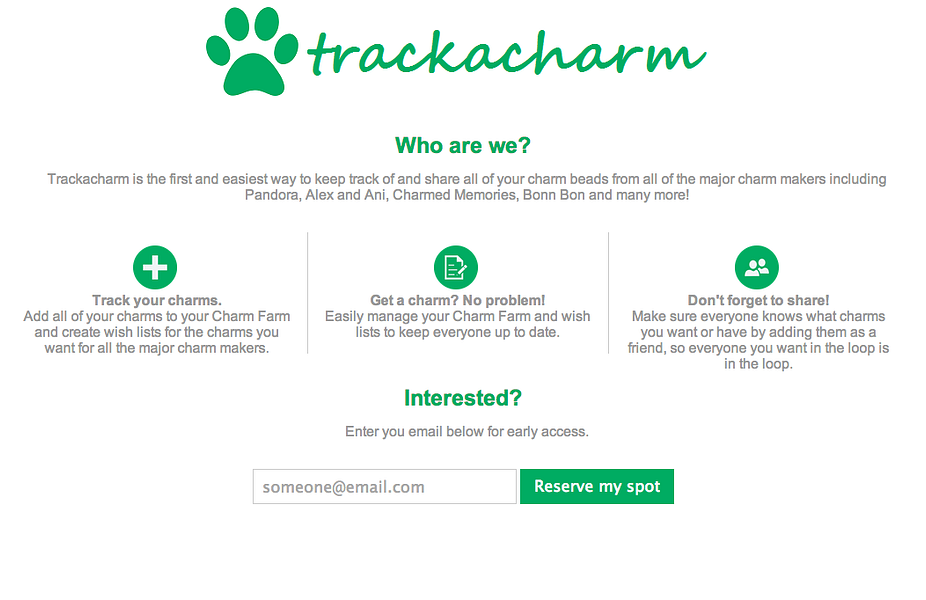 Trackacharm