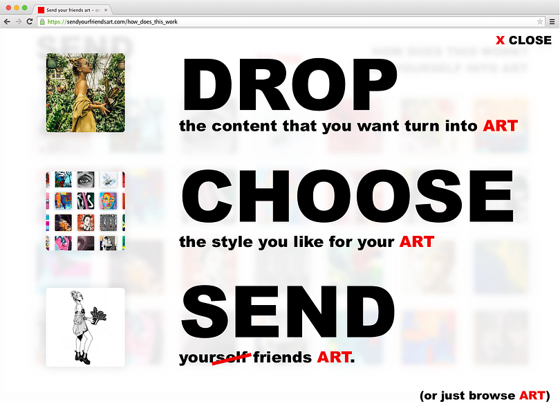 Send Your Friends Art