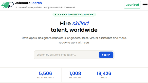 A list of job seekers profiles with checkboxes and a count of total selected profiles at the bottom.