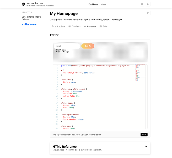 easyembed.net