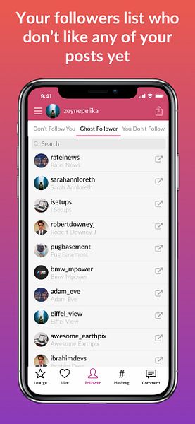 Liker Analyzer for Instagram