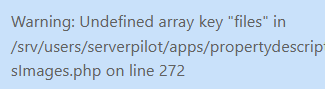 Screenshot of a developer's console displaying an error message related to video processing in a web application.