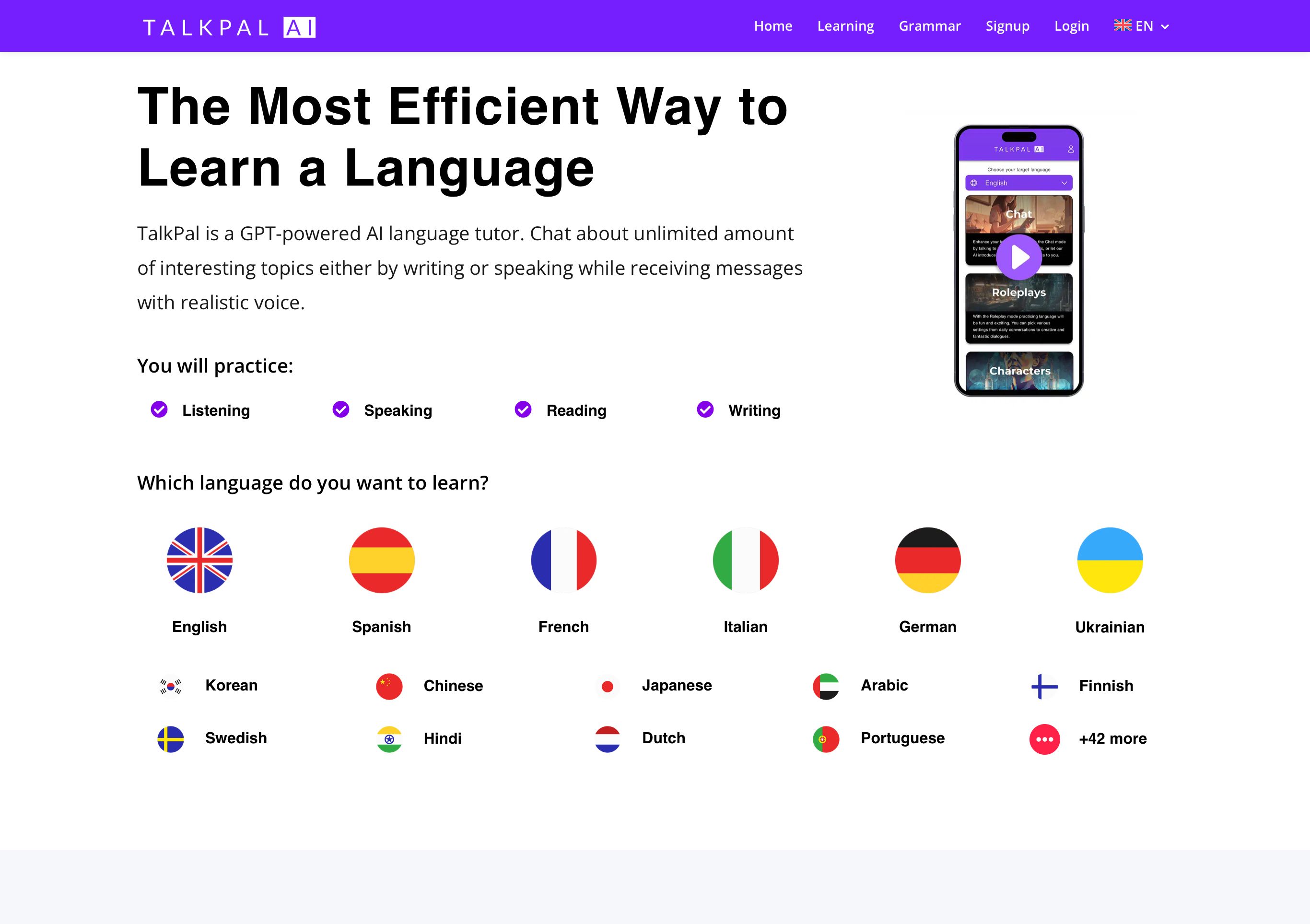 talkpal-the-most-efficient-way-to-learn-a-language-betalist