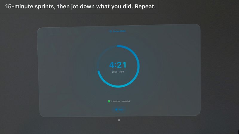 Screenshot of 15 Minutes - Timer Tracker