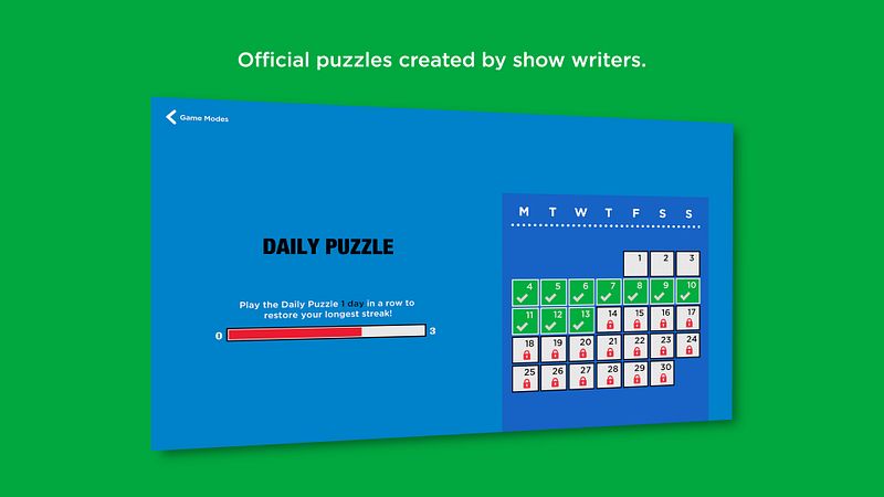 Screenshot of Wheel of Fortune Daily