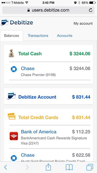 Debitize
