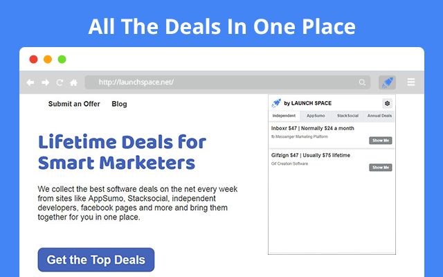 Launch Space Chrome Plugin