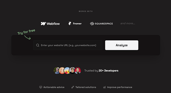 Website homepage design with sections for testimonials, free information, and logos.