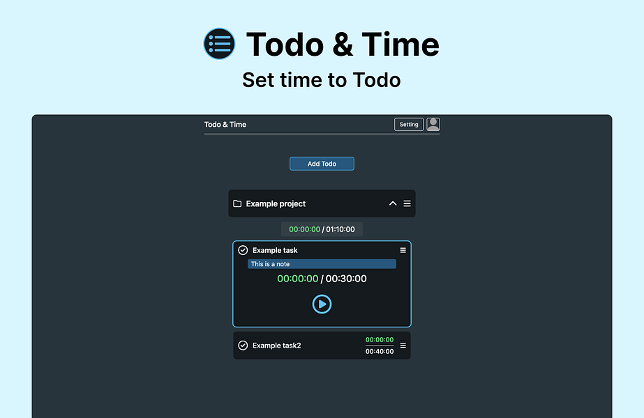 Todo & Time