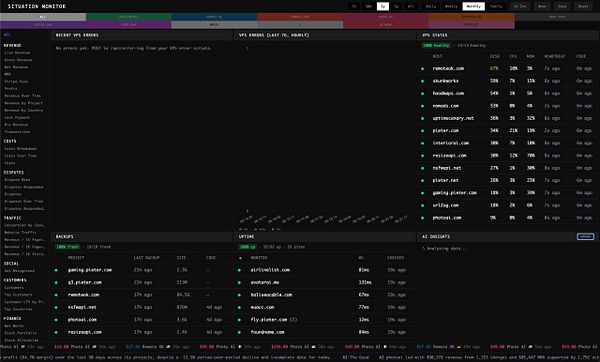 Screenshot of a Slack channel with multiple server error messages and logs.
