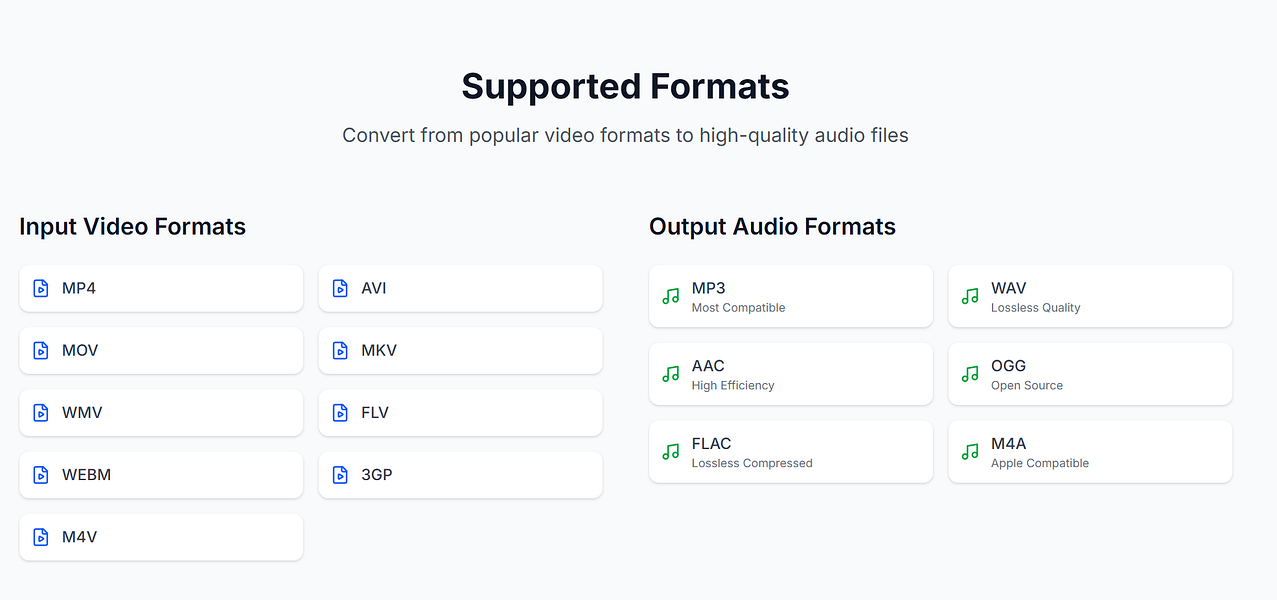 Video to Audio Converter