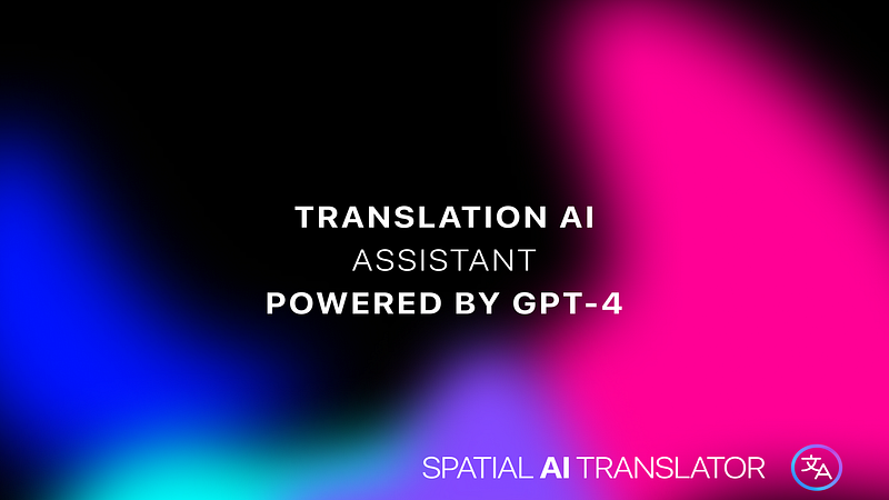 Screenshot of Spatial AI » Translator