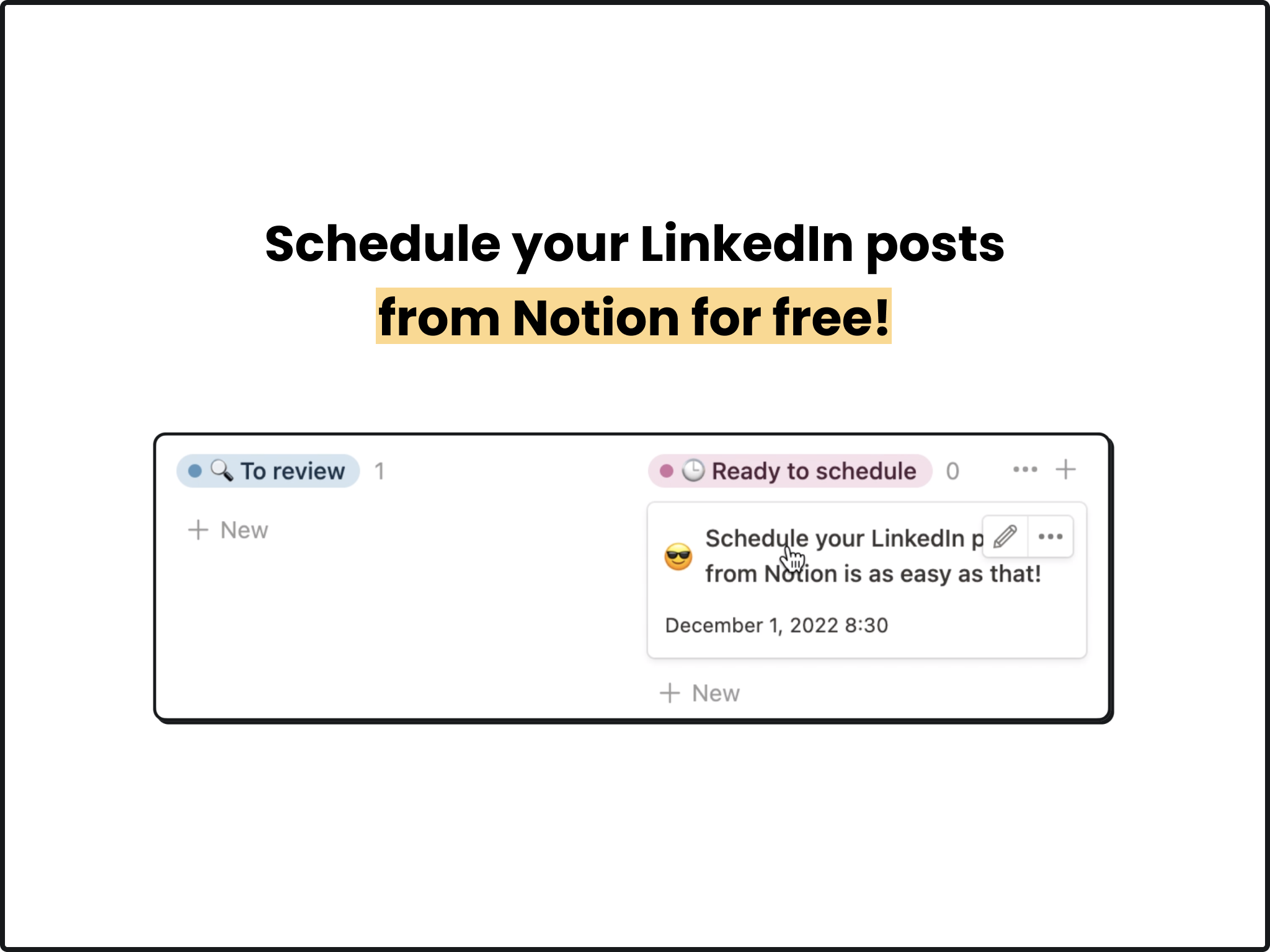Scheduled web preview
