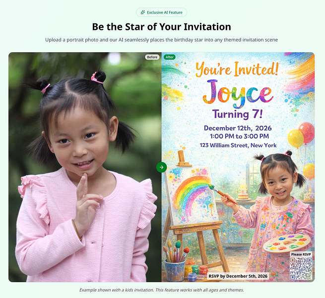 Birthday Invitation AI