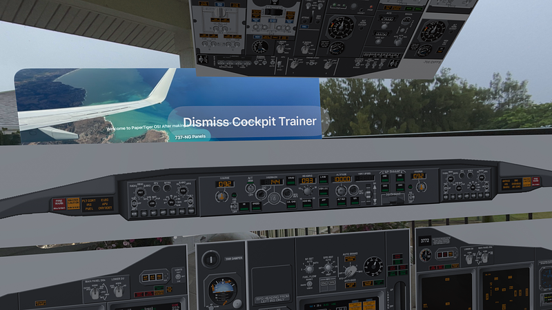 Screenshot of Paper Tiger Cockpit Trainer