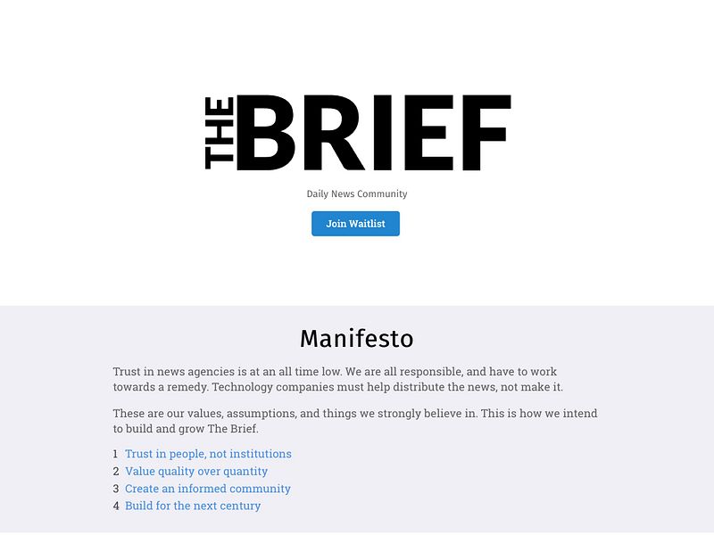 The Brief