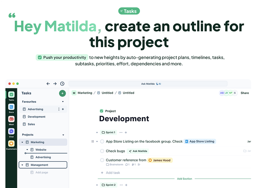 Matilda Workspace