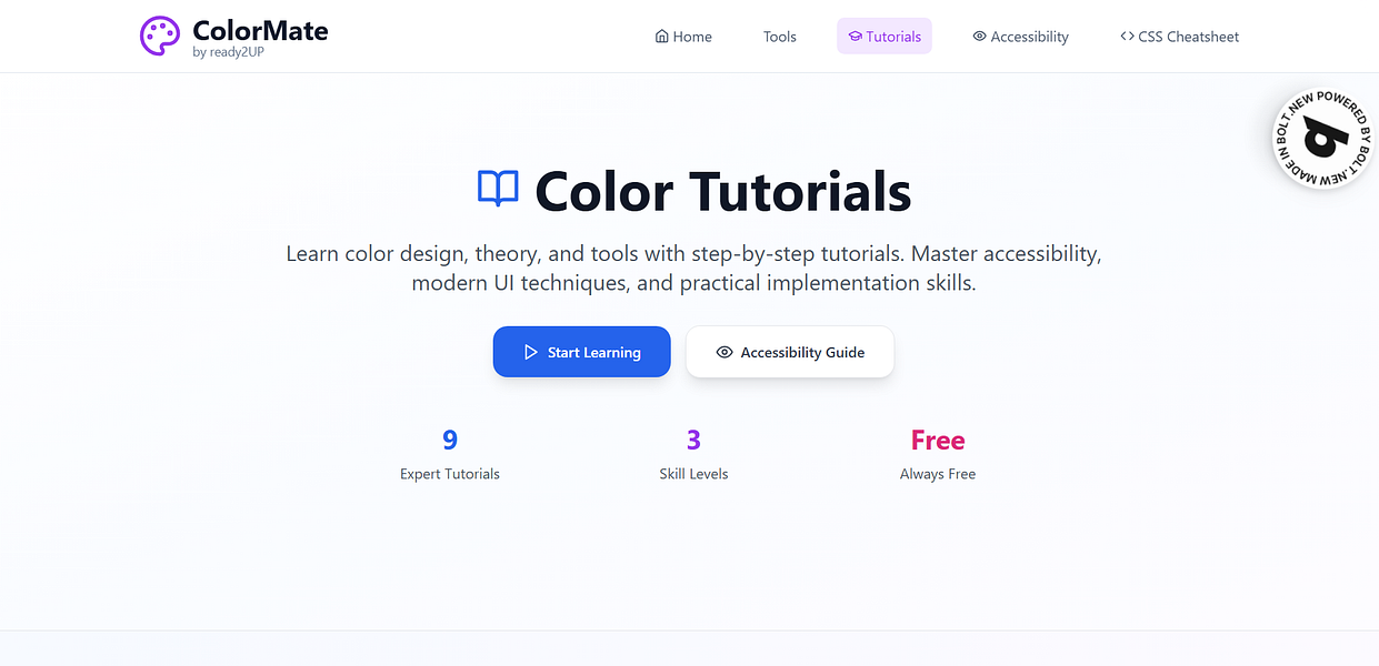 ColorMate: Generate harmonious color palettes for designers | BetaList