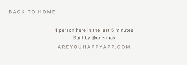 Footer section of a website displaying a visitor count and branding information.