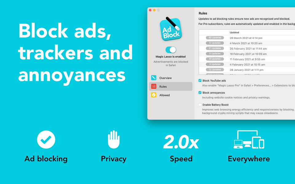 Magic Lasso Adblock 3.0