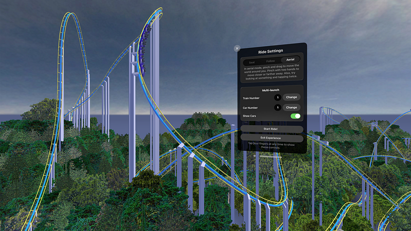 Screenshot of AirCoaster