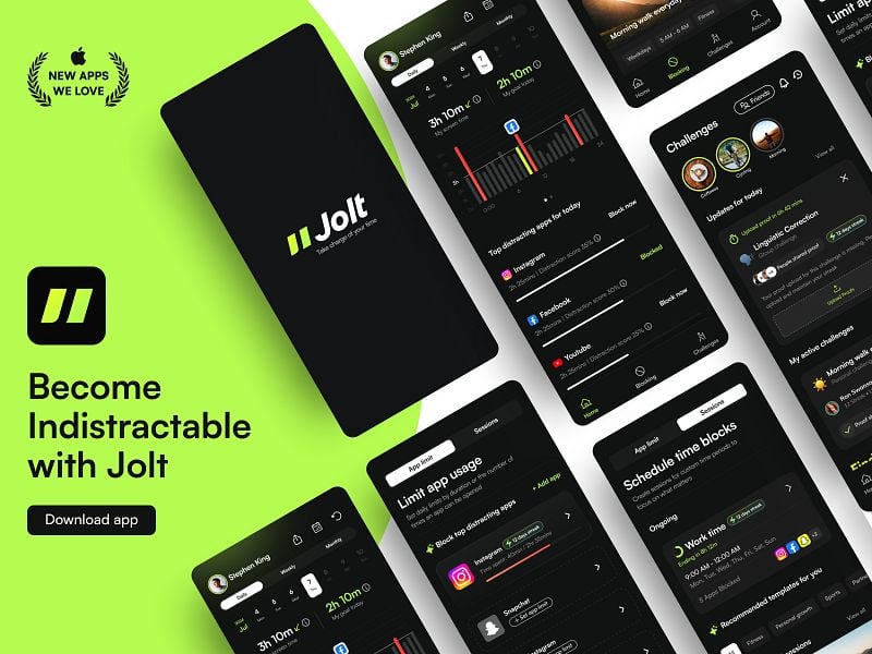 The Jolt App: Screen Time Control | BetaList