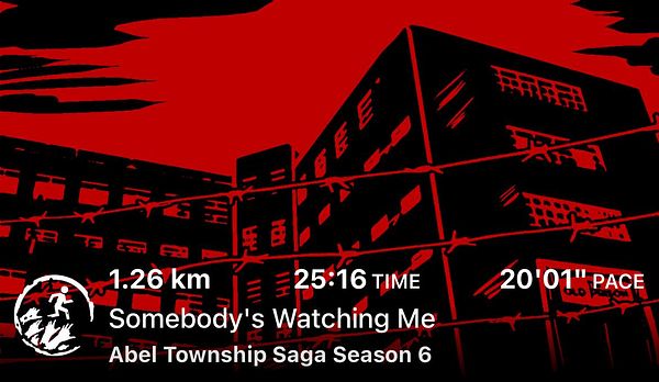 The image features a stylized graphic representation of a prison scene with a dark red and black color scheme.