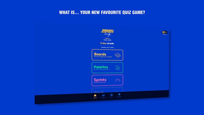 Screenshot of Jeopardy! Daily