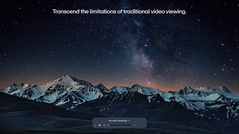Screenshot of Vimeo