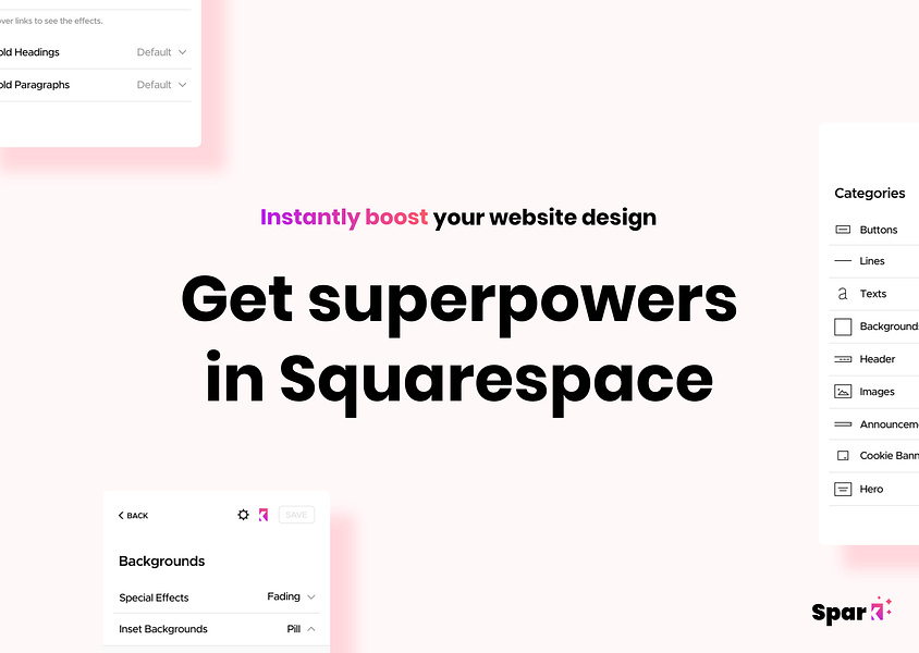 Spark - Squarespace plugin