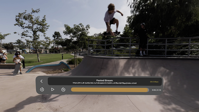 Screenshot of OpenImmersive