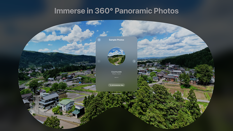 Screenshot of Immersive Photos