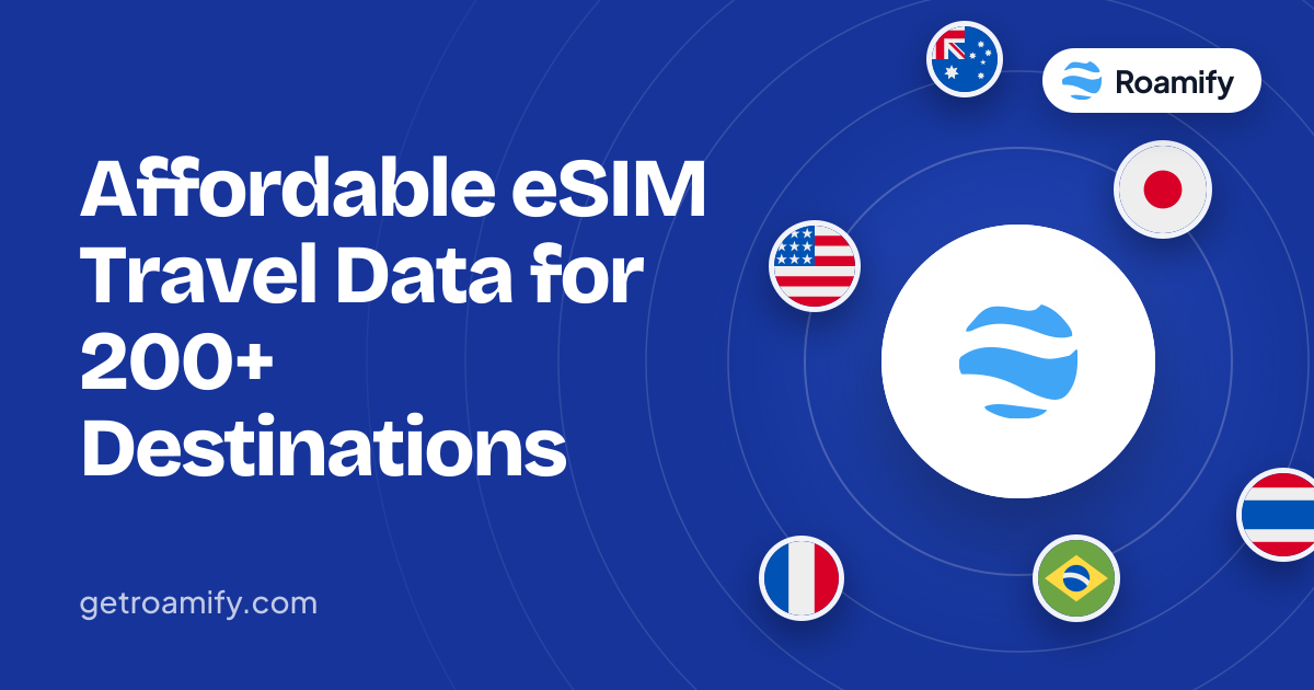 Roamify: Buy a travel eSIM to get affordable data in 200+ | BetaList
