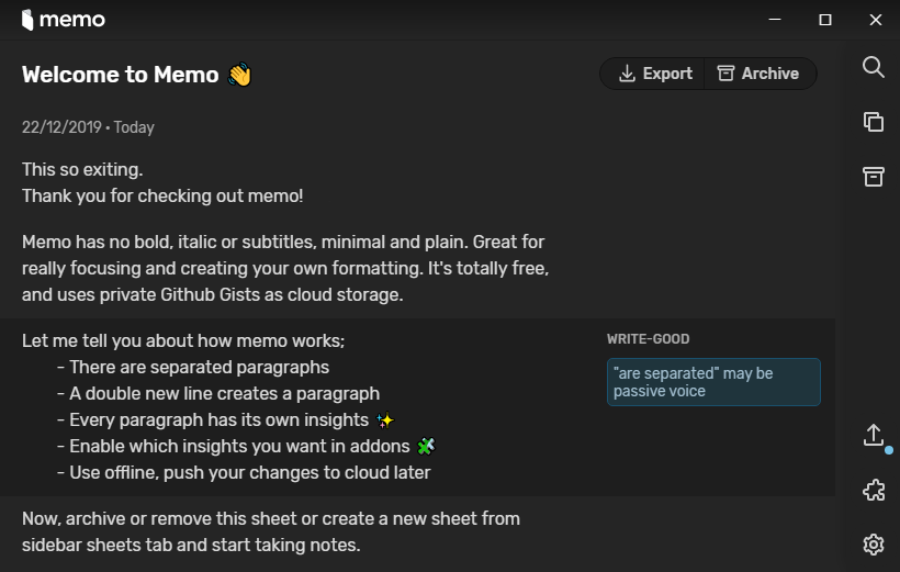 Memo