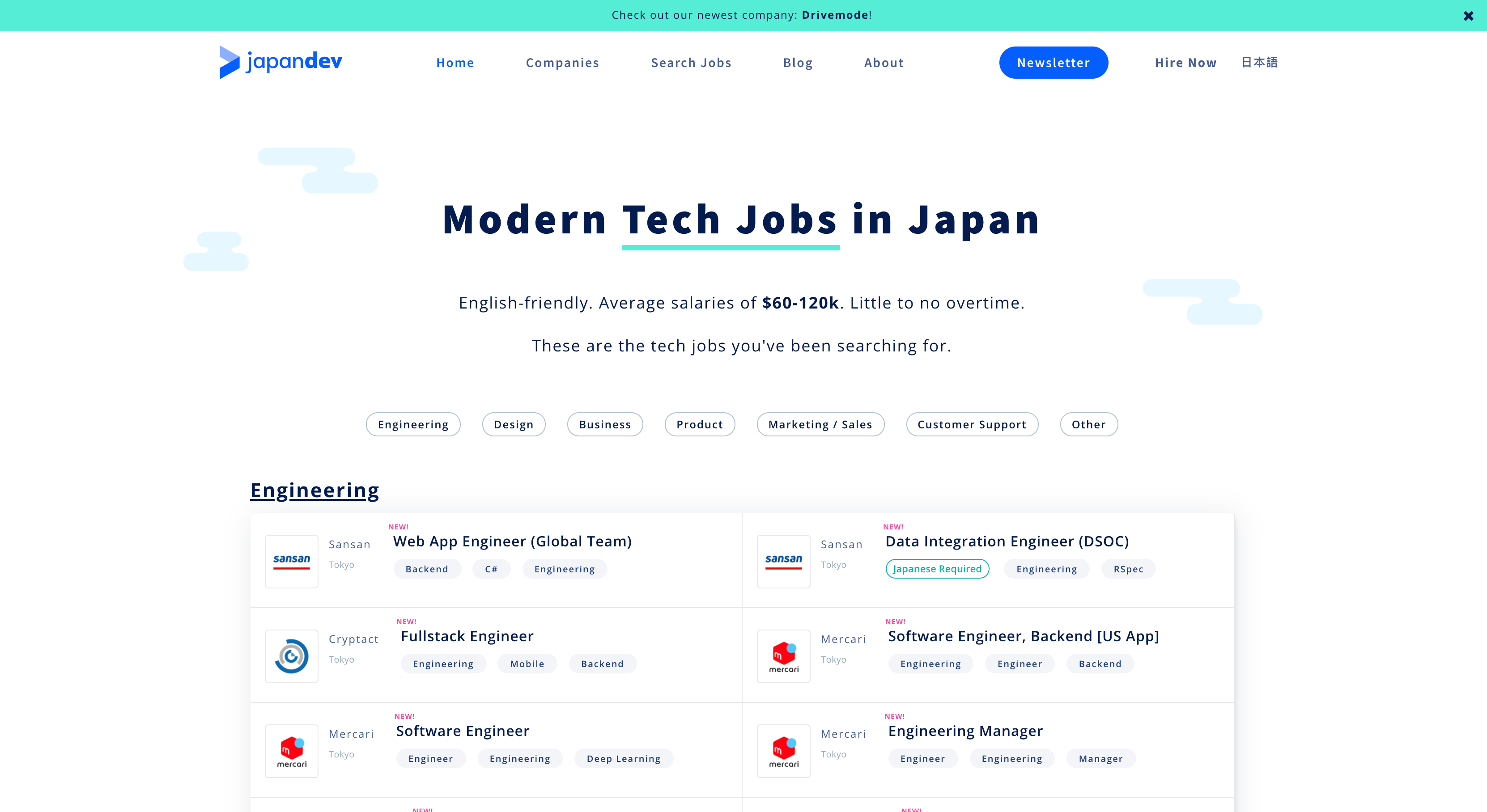 Japan Dev: Actually good tech jobs in Japan | BetaList