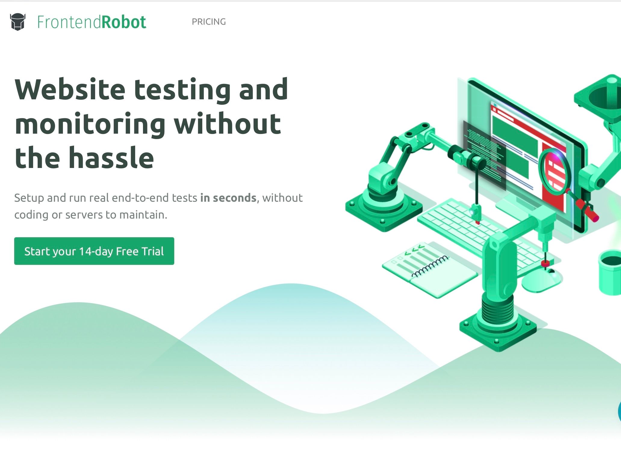 Frontend Robot: Codeless end-to-end browser testing and | BetaList