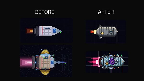 Concept art of a futuristic ship design in a digital painting style.