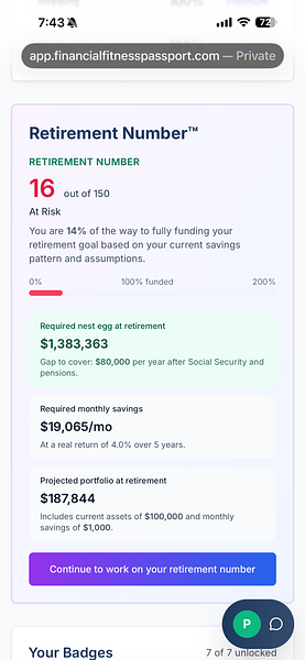 Financial Fitness Passport