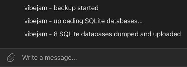 Screenshot of a MacOS Automator workflow configuring a backup script for B2 storage.